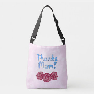 Sac Ajustable Merci Maman avec Fleur d'Oeillet pour la Fête des 