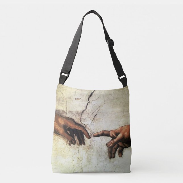 Sac Ajustable Michelangel Hands Art Vintage (Devant)