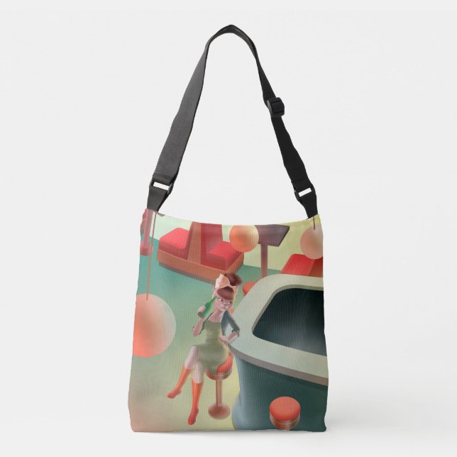 Sac Ajustable Miss Meow - Late Night Bar Series (Devant)