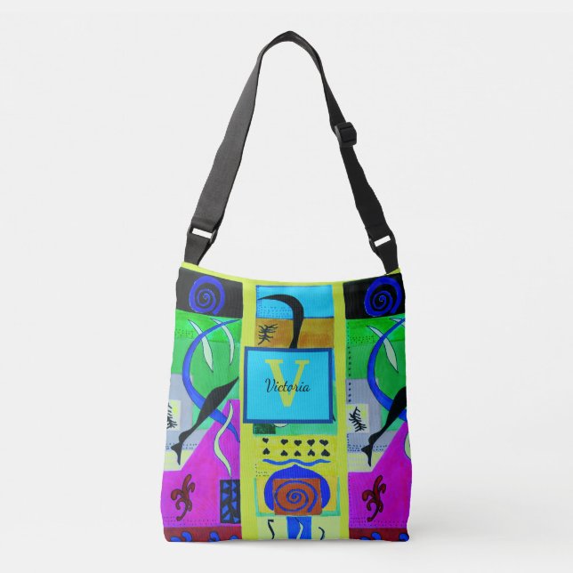 Sac Ajustable Mode Jaune Inspiration Abstraite De Matisse (Devant)