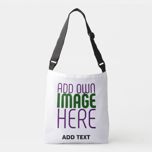 SAC AJUSTABLE MODÈLE DE TEXTE D'IMAGE BLANCHE SIMPLE MODERNE (Devant)