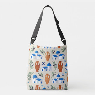 Sac Ajustable Modèle d'icônes de voyage en Grèce