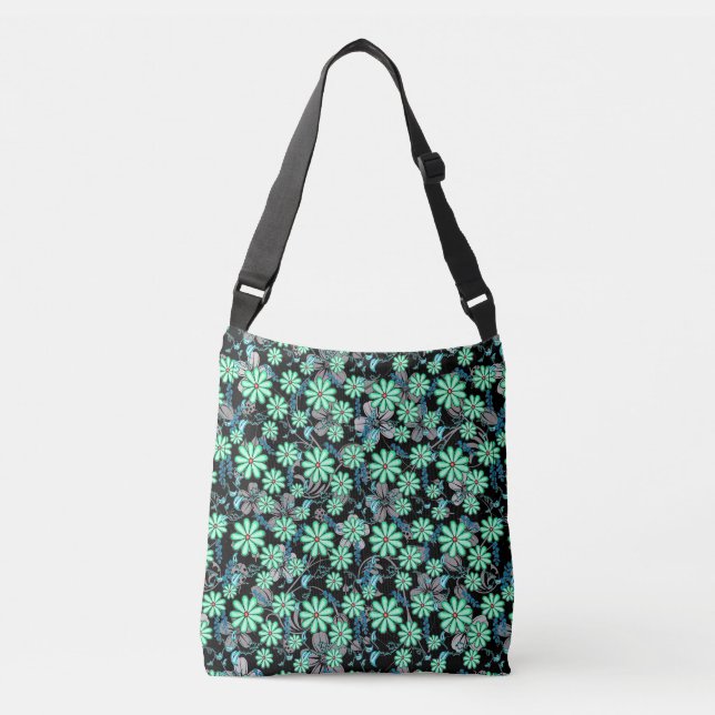 Sac Ajustable Modèle floral 17,b BG noir (Devant)