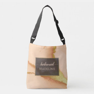 Sac Ajustable Moderne Abstrait de Corail 💡 Mariage à l'Huile En