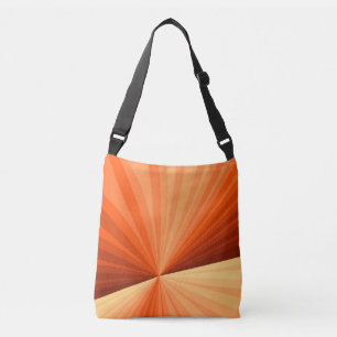 Sac Ajustable Moderne Abstrait Orange Rouge Vanille Graphique Fr