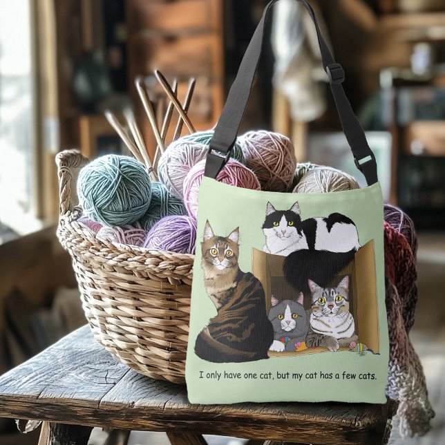 Sac Ajustable Mon chat avait des chats (Créateur téléchargé)