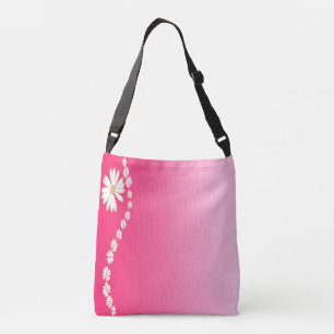 Sac Ajustable Mon coeur Fleurs blanches