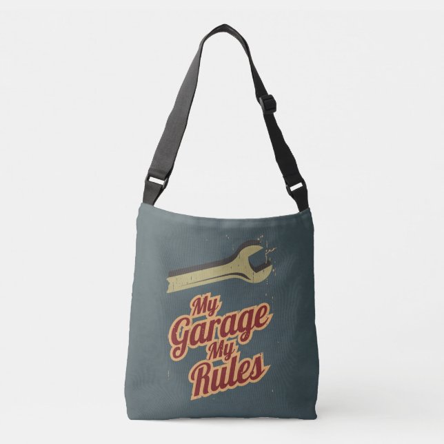 Sac Ajustable Mon garage mes règles (Devant)