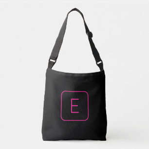 Sac Ajustable Monogram de Styled   Pink & Black