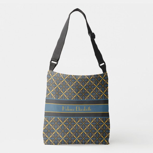 Sac Ajustable Monogramme bleu (Devant)