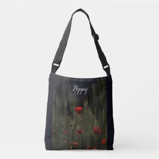 Sac Ajustable Moody Red Poppy, Fourre-tout Cross Bag
