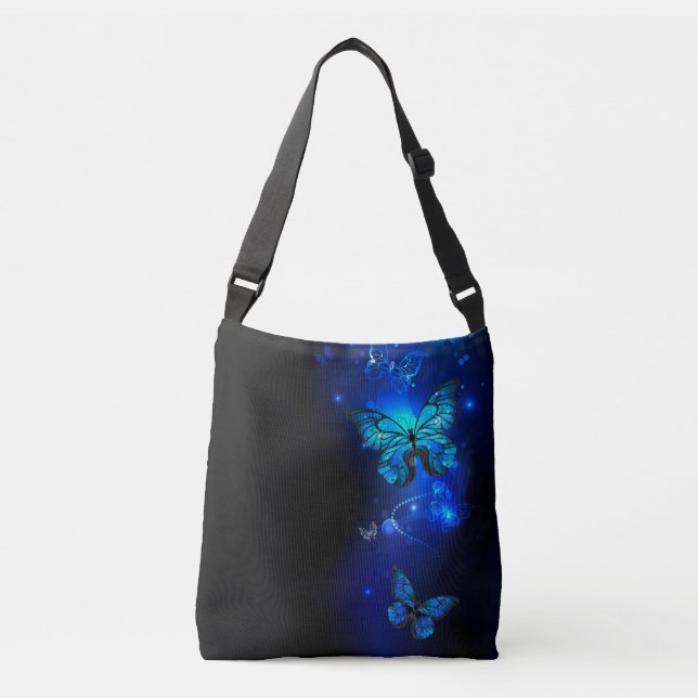 Sac Ajustable Morpho Butterfly in the Dark Background (Devant)