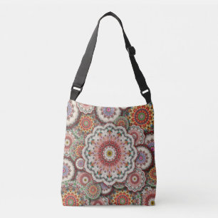 Sac Ajustable mosaïque damas perse fleurs mandala chic élégant