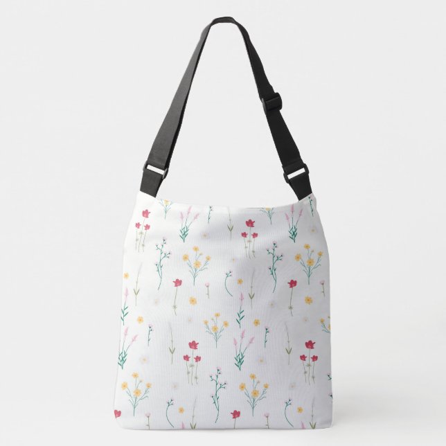 Sac Ajustable Motif à fleurs printanières (Devant)