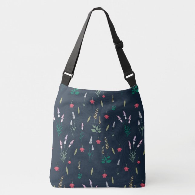 Sac Ajustable Motif à fleurs printanières (Devant)