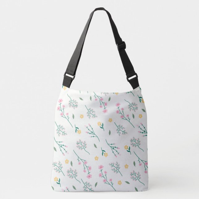 Sac Ajustable Motif à fleurs printanières (Devant)