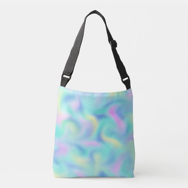 Sac Ajustable Motif Abstrait Blurred Pretty Pastel Swirls (Devant)