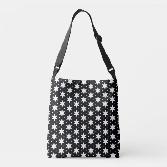 Sac Ajustable Motif Black et White Star (Dos)