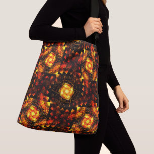 Sac Ajustable Motif d'art abstrait élégant boho moderne or #506