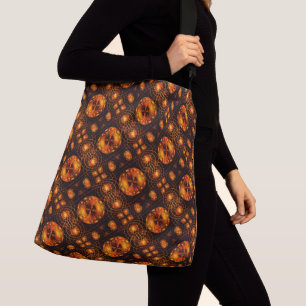 Sac Ajustable Motif d'art abstrait élégant boho moderne or #507