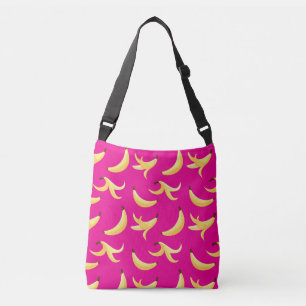 Sac Ajustable Motif de banane jaune rétro drôle, partie modifiab