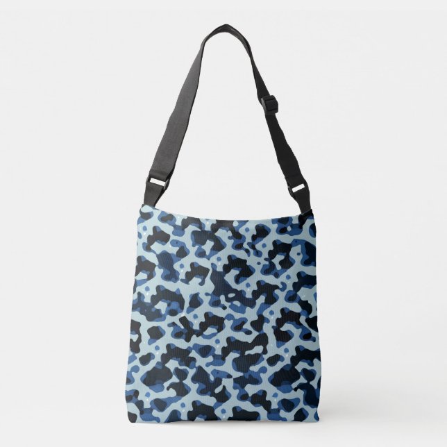 Sac Ajustable Motif de caméra noir bleu (Devant)