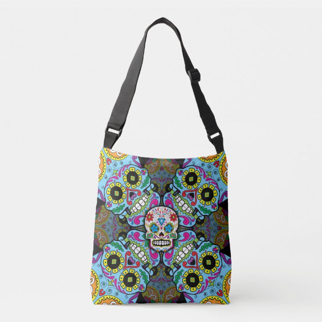 Sac Ajustable Motif de crânes de sucre (Devant)