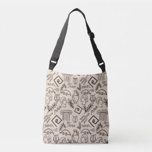 Sac Ajustable Motif de dessin linéaire de la Grèce antique