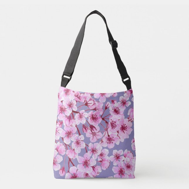Sac Ajustable Motif de fleurs de cerisiers (Devant)