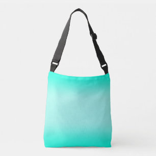 Sac Ajustable Motif de nature à l'aquarelle avec dégradé vert mo