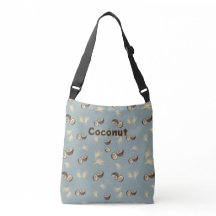 "Motif de noix de coco de Boho tropical"