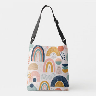 Sac Ajustable Motif de surface abstrait en arc de prisme pastel