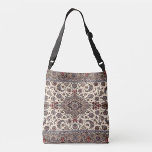 Sac Ajustable Motif de Tapis Persan à Fleurs Orientales