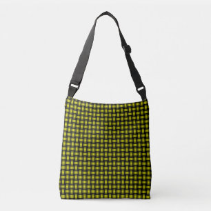 Sac Ajustable Motif de tissage noir jaune