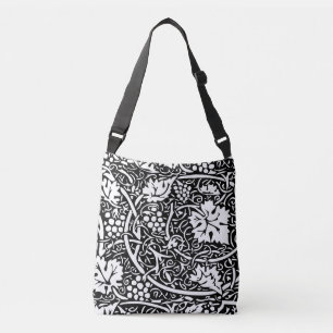 Sac Ajustable Motif de vigne de raisin noir et blanc de William