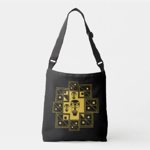 Sac Ajustable Motif de visage africain abstrait moderne