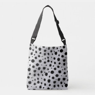 Sac Ajustable Motif des points Dalmatiens noirs et blancs