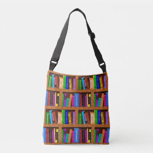 Sac Ajustable Motif d'étagère de bibliothèque de livres pour des