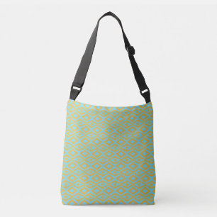 Sac Ajustable Motif diamant or bleu
