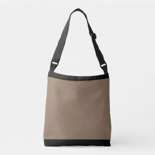 Sac Ajustable Motif élégant noir et beige