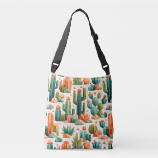 Sac Ajustable Motif géométrique de cactus de désert Flore élégan