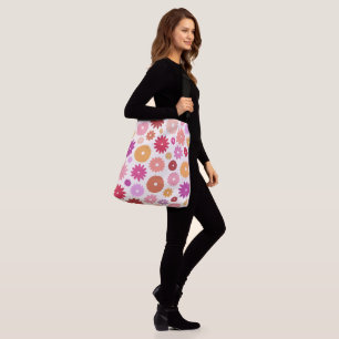 Sac Ajustable Motif Grandes Fleurs Colorées