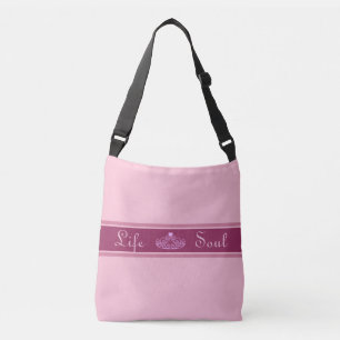 Sac Ajustable Motif hélicoïdal et diadème éditable en or rose