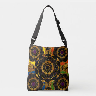 Sac Ajustable Motif hippie de rétro style de médias mélangés