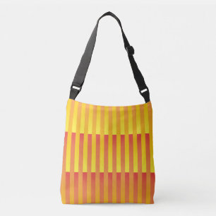 Sac Ajustable Motif rayé jaune orange