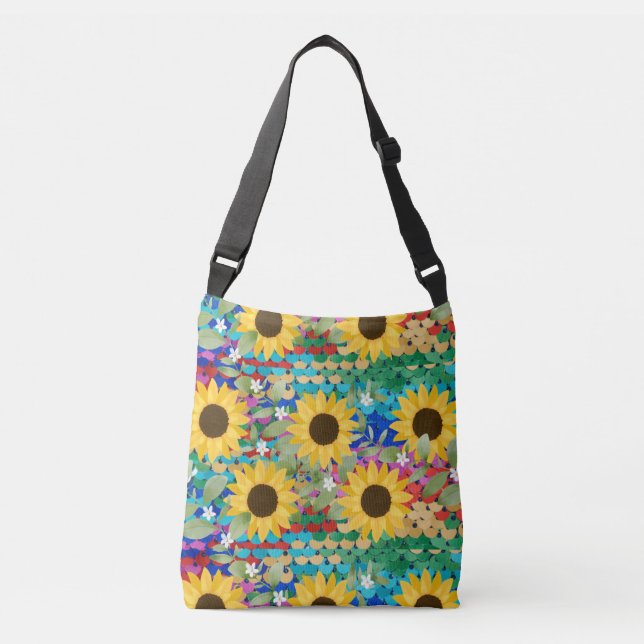 Sac Ajustable Motif SUNFLOWERS (Devant)