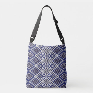 Sac Ajustable Motif tribal bleu marine sur motif de surface