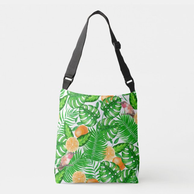 Sac Ajustable Motif tropical, colibris II (Devant)