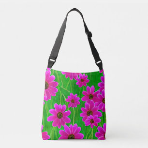 Sac Ajustable Motif vert et rose vif