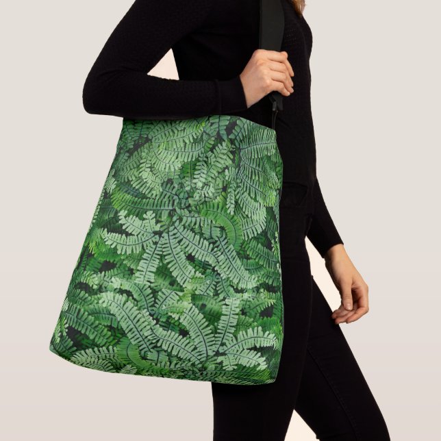 Sac Ajustable Motifs de fougères terrestres à deux côtés - voir  (De près)